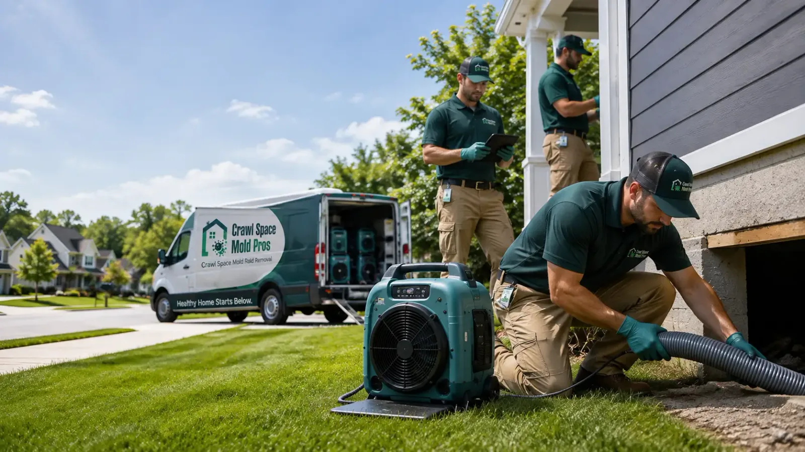 Crawl Space Mold Removal in Keeling, VA